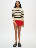 Organic Cotton Striped Crewneck