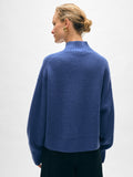 Cashmere Waffle Standneck