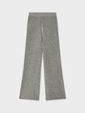 Merino Cashmere Bouclé Wide Leg Pant