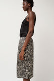 6397 Printed Slip Skirt in Zebra Print