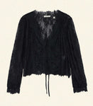 AMALINE TOP -- BLACK