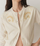 ANDRINA CARDIGAN -- EGGSHELL