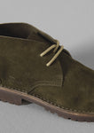 Fracap Suede Desert Boots | Olive