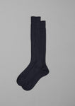 Maria La Rosa Organic Cotton Knee High Socks | Navy