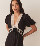 AUGUSTINA DRESS -- BLACK