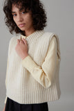 DYLAN SWEATER VEST | CREAM HIGHLAND WOOL