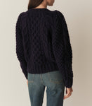 CHANNEL CARDIGAN -- NAVY