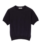 COLOMBE KNIT TOP -- DEEP NAVY