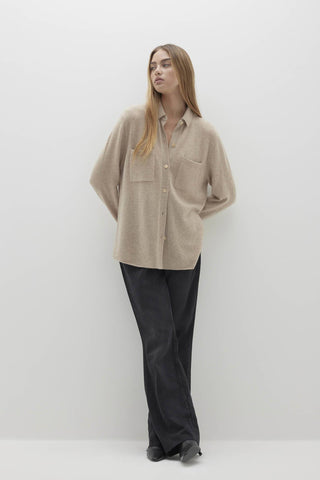 SAMSON CASHMERE BUTTON-UP SHIRT