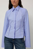 Façon Jacmin Cila Fitted Shirt in Blue