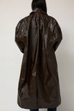 Façon Jacmin Manso Mackintosh Coat in Brown