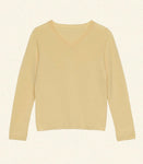 GARANCE CASHMERE SWEATER -- LEMON CHIFFON