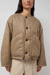 Girls of Dust Nuclear Padded Jacket in Beige