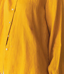 HAVA LINEN TOP -- SUNFLOWER