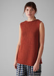 Linen Cotton Knitted Tank | Red Fig