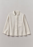 Garment Dyed Linen Shirt | Oat