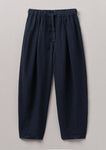 Minako Garment Dyed Linen Pants | Midnight