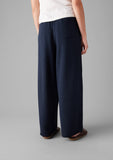 Full Length Loopback Jersey Pants | Midnight