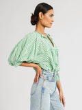 Thalia Top in Kelly Stripe