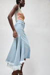 Naya Rea Gloria Skirt in Washed Light Blue