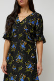 No.6 Luisa Dress in Black Large Bouquet