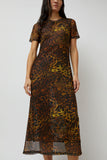 No.6 Mads Dress in Brown Animal