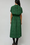 No.6 Willa Dress in Emerald Glitter Print