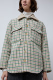 No.6 Wilson Jacket in Mint Lilac Plaid