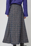 Rodebjer Neneh Boucle Skirt in Utility Blue