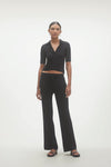 CHRISTIE RIBBED WIDE LEG PANT