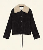 TURNER SUEDE JACKET -- BLACK