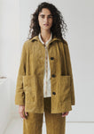 Patch Pocket Organic Cord Jacket | Golden Sand