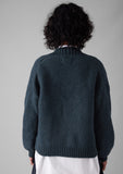 Tessellated Textured Easy Cardigan | Darkest Navy