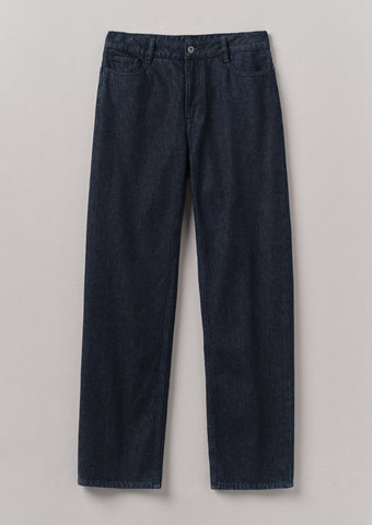 Five Pocket Denim Pants | Indigo