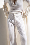 CHRISTIE RIBBED WIDE LEG PANT