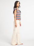 Aila Knit Top in Deauville Stripe