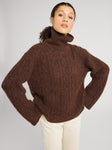 Annika Turtleneck in Cocoa