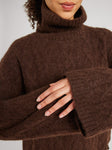 Annika Turtleneck in Cocoa