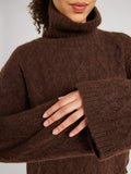 Annika Turtleneck in Cocoa