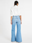 Ashton High Rise Wide Leg Flare Jean in Malibu