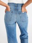 Ashton High Rise Wide Leg Flare Jean in Montecito