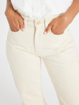 Ashton High Rise Wide Leg Flare Jean in Sand