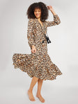 Astrid Dress in Cheetah