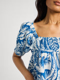 Caro Top in Blue Hibiscus