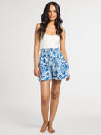 Cary Short in Blue Hibiscus