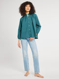 Francesca Top in Emerald