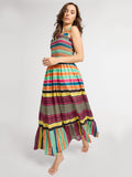 Garden Dress in Ibiza Stripe