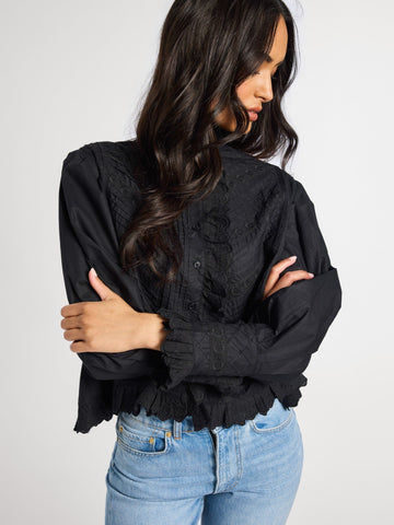 Georgina Top in Black