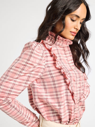 Jolie Top in Sugarplum Plaid