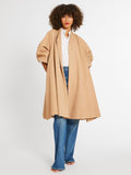 Josephine Coat in Almond